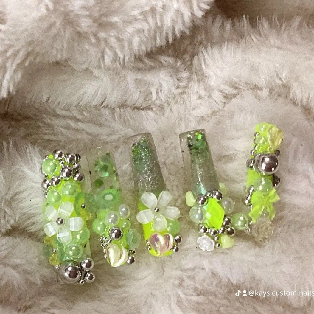 Limeade Set - Kay’s Custom Nails