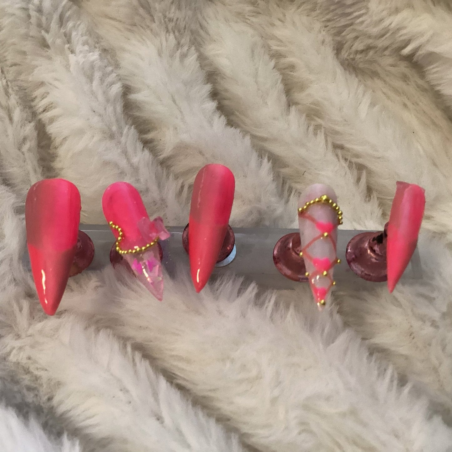 Pink Slippers - Kay’s Custom Nails